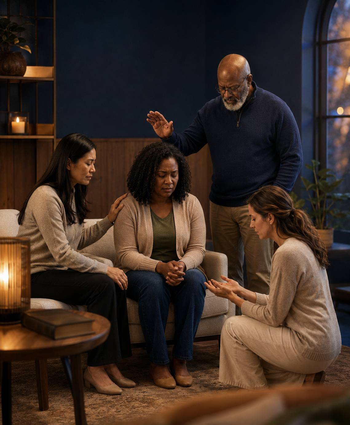 Compassionate prayer support offered with dignity and care