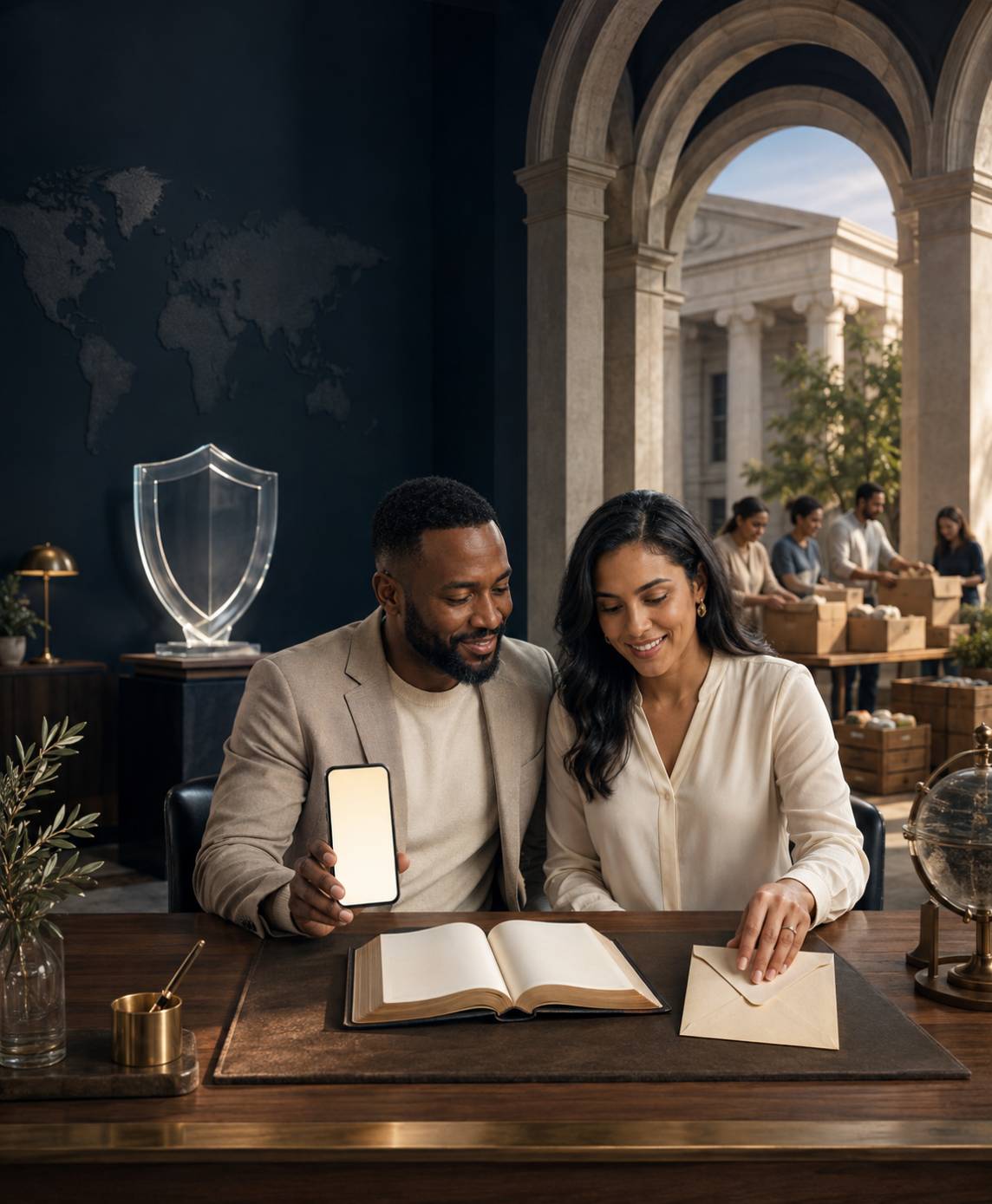 A direct bank transfer prepared with a clear giving reference