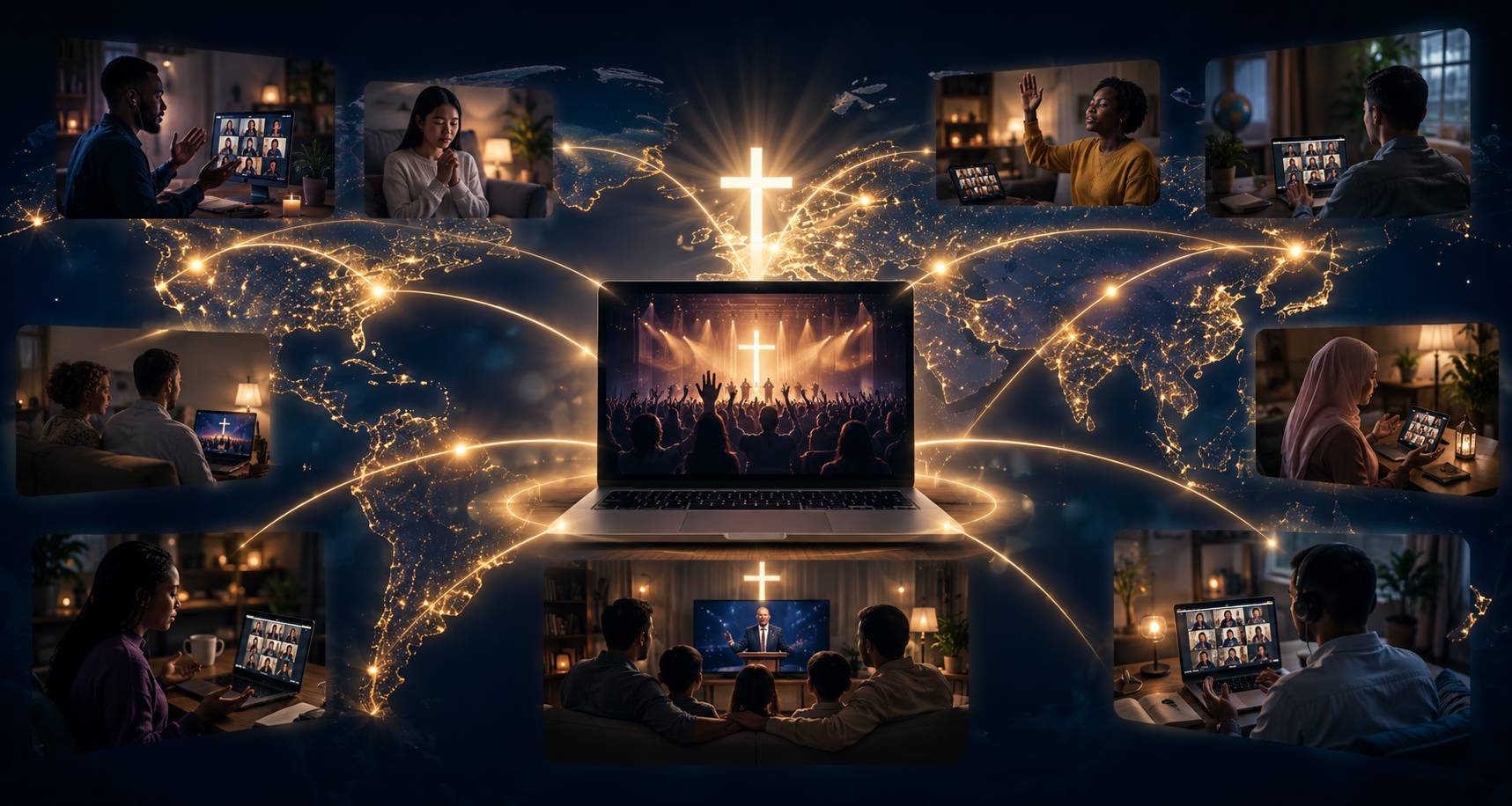 A believer participating in the Keep The Faith online campus