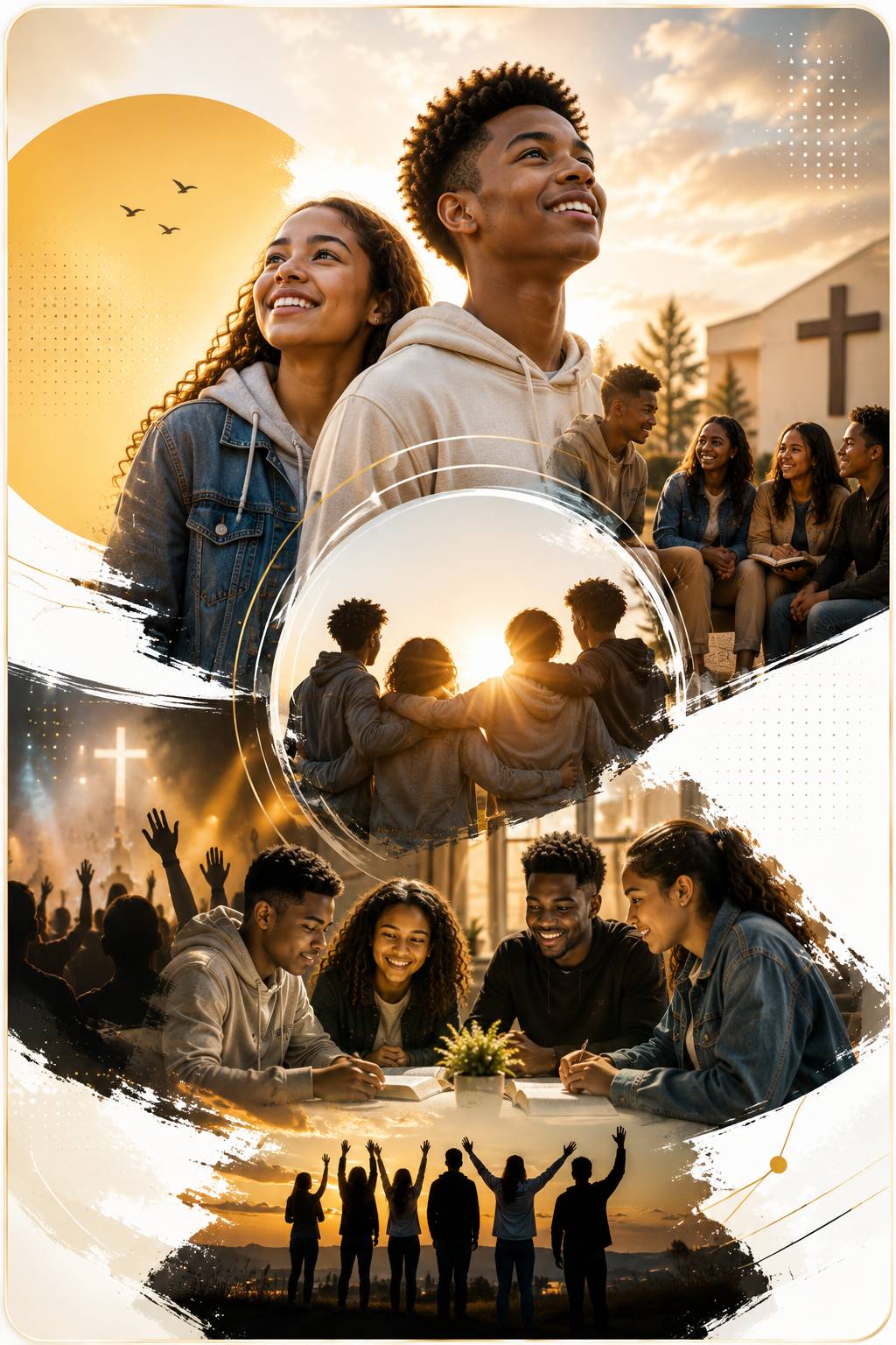 Teenagers building authentic Christian friendship
