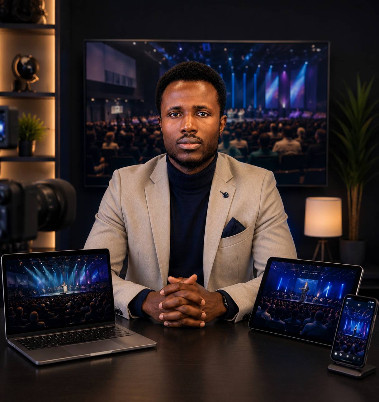 KTFM TV content displayed across digital devices